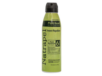 Natrapel 00066865 Lemon Eucalyptus 6 oz Aerosol Repels Ticks Effective Up to 6 hrs