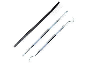 KleenBore KB-PBSET 3-Piece Pick & Brush Tool Set