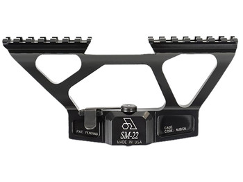 Arsenal SM22 AK Scope Mount SAM7K Series Black Anodized 0 MOA