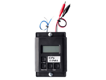 On Time 00503 Digital Timer Replacement LCD Display, Adjustable Motor, Operates on 6 or 12 Volt Batteries, Features 6 Feedings with 1-30 Second Run Time, Compatible with Most Brand Feeders