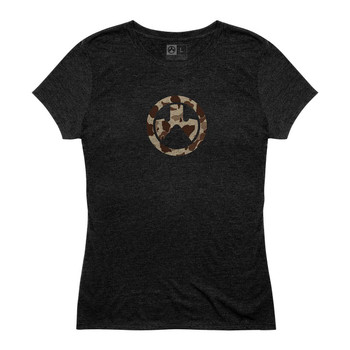 Magpul MAG1139001M Raider Camo Icon CVC Womens Black CottonPolyester Short Sleeve Medium UPC: 840815130673