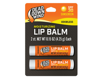 Dead Down Wind 1249BC Lip Balm 0.15 oz Unscented Broad Spectrum SPF 30 Sunscreen