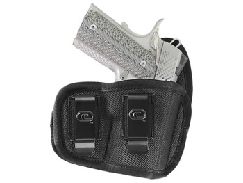 Crossfire Shooting Gear CRFCYCLSA1M1R The Cyclone IWB/OWB Size 01 Black Foam Laminate Belt Clip Fits Micro 1-1.50" Barrel Right Hand