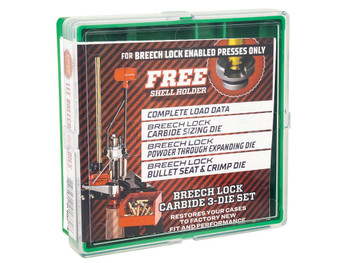 Lee Precision 91882 Breech Lock Carbide 3-Die Set 9mm Luger