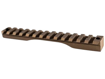 Christensen Arms 8100001207 One Piece Scope Base-STD Rem 700 Action Burnt Bronze Cerakote