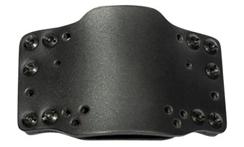 Limbsaver 12562 CrossTech Compact  IWBOWB Black Leather Belt Clip Fits Universal Handgun Belt 1.75 Wide Ambidextrous UPC: 697438125629