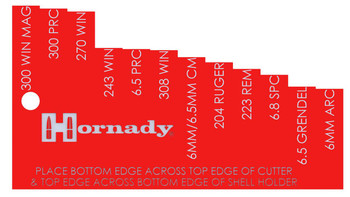 Hornady 050416 Universal Trim Length Gauge Red Multi Caliber UPC: 090255501469