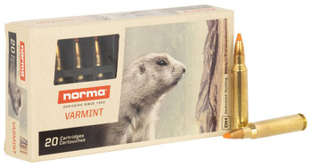 Norma Ammunition 20157352 Dedicated Hunting Varmint 223 Rem 55 gr Polymer Tip 20 Per Box 10 UPC: 7393923320670