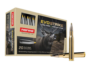 Norma Ammunition 20177342 Dedicated Hunting Evostrike 30-06Springfield 139gr Polymer Tip Boat Tail 20 Per Box/10 Case