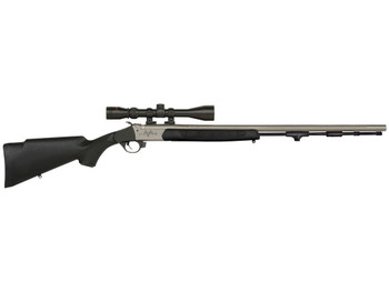 Traditions R5-74115040 Pursuit XT 45 Cal 209 Primer 26", Stainless Barrel/Rec, Black Synthetic Furniture, Elite XT Trigger, 3-9x40mm Duplex Scope