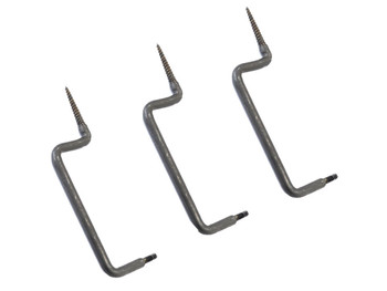 Stealth Cam STCTS3PK Tree Screw Mounts Compatible With 1/4"-20 thread adapter Black 3 Per Pkg