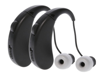 Walker's GWPRCHUE2PK Ultra Ear BTE Hearing Enhancer 22 dB Behind the Ear Rechargeable 2 Pack