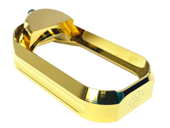 Cross Armory CRGFMWGD Flared Magwell Compatible w/Glock Gen1-3 Gold Anodized Aluminum
