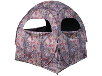 HME HMESS75 Spring Steel 75 Ground Blind Camo Polyester
