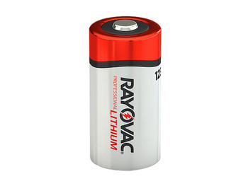Rayovac RL123A2 123A Lithium Silver/Red 3 Volts 1,500 mAh (2) Single Pack