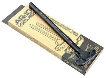 Strike Industries ARCHEL308BK Extended Latch Charging Handle AR10 Black Anodized Aluminum UPC: 708747543988