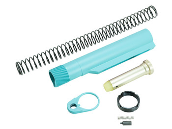 Timber Creek Outdoors ARBTKRE Buffer Tube Kit Robin's Egg Blue for AR-15