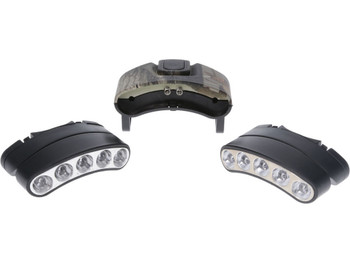 Cyclops CYCHCDTWGN Orion Tilt 30 Lumens Green/White LED Bulb Camo Clip-On