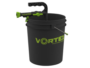 HME HMEGWSHRBKT Wild Game Cleaner Black/Green ABS Plastic w/ bucket