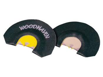 Woodhaven WH320 Talon Diaphragm Call Triple Reed Turkey Hen Sounds Attracts Turkeys Black