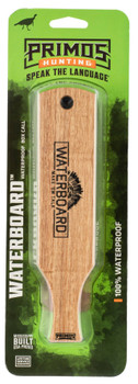 Primos PS257 Waterboard  Box Call Turkey Hen Sounds Attracts Turkeys Natural Mahogany UPC: 010135002572