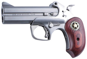 Bond Arms Rustic Ranger Break Action Derringer - 45 Caliber, 3 Inch Barrel, Stainless Steel, Satin Stainless Steel