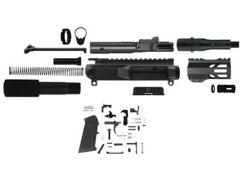 TacFire AR Build Kit 9mm Luger 4.50" Barrel Black for AR Platform