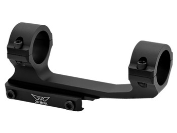 Warne V4011M MSR Scope Mount/Ring Combo Matte Black 1" 20 MOA