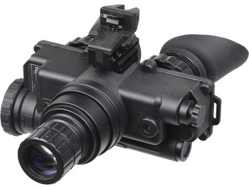 AGM Global Vision 12W7P122154211 Wolf-7 PRO NW1 Night Vision Goggles Black 1x 27mm, Generation 2+ Level 1, 45-54 lp/mm Resolution, White Filter