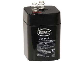 American Hunter DE30053 HR Rechargeable Lantern Battery 6 Volt 5 AMP