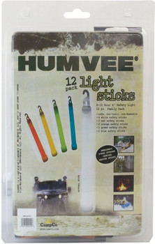 Humvee Adventure Gear HMV6FP10 Light Stick Family Pack Multi Color 6 Weather Proof 12 Lights UPC: 024718513829