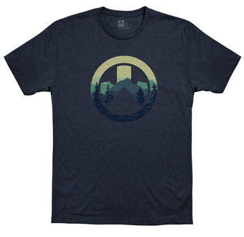 Magpul MAG1136411S Mens Cascade Icon CVC Navy Heather CottonPolyester Short Sleeve Small UPC: 840815129868