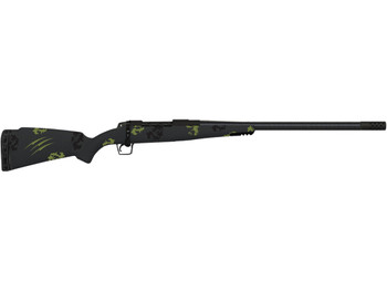 Fierce Firearms ROG300PRC24BF Carbon Rogue Full Size 300 PRC 3+1 24" Carbon Fiber Hand Lapped/Match Grade Threaded Barrel, Black Cerakote Steel Receiver, Forest Camo Fierce Rogue Carbon Fiber Stock