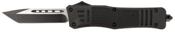 Steel River Knives T620BT Spartan  3.75 Tanto BlackSilver Blade 5.5 Black Aluminum Zinc Alloy Handle UPC: 766646409491