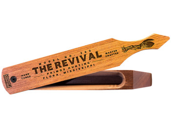 Primos PS262 Revival Box Call Attracts Turkeys Brown Wood