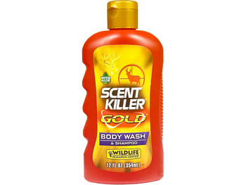 Wildlife Research 1240 Scent Killer Gold Body Wash/Shampoo Odor Eliminator 12 oz Bottle