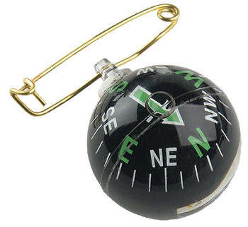 Allen 484 Compass  Black Pin On 1.50 Long Small Includes Safety Pin UPC: 026509004844
