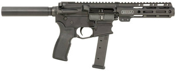 Bersa BAR9GL4BSC AR9  9mm Luger 331 4 Barrel KAW Valley XL Compensator Hard Coat Anodized Metal Finish Magpul MOE Grip Manual Safety UPC: 718356159272