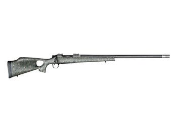 Christensen Arms CA10269315323 Summit TI Full Size 7mm Rem Mag 3+1, 26" Natural Titanium Steel Threaded Barrel, Natural Titanium Aluminum Receiver, Green w/Black/Tan Accents Fixed Thumbhole Stock
