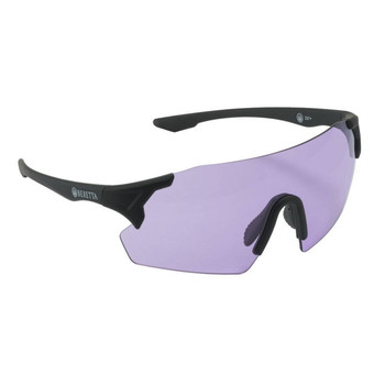 Beretta USA OC061A28540316UNI Challenge EVO Glasses Purple Lens Black Frame UPC: 082442950341