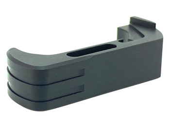 Cross Armory CRG5MCBK Mag Catch Extended Compatible w/Glock Gen4-5 Black Anodized Aluminum