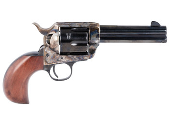 Taylors & Company 200069 1873 Cattleman 357 Mag Caliber with 4.75" Blued Finish Barrel, 6rd Capacity Blued Finish Cylinder, Color Case Hardened Finish Steel Frame & Birdshead Walnut Grip