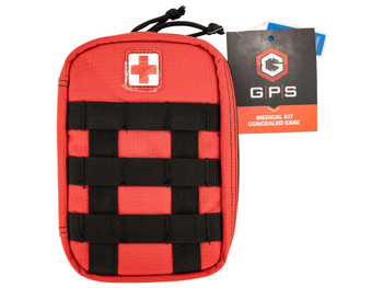 GPS Bags MEDCKITRD Medical Concealed Red Holds 1 Handgun