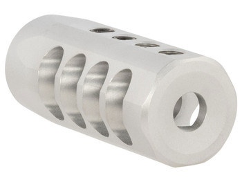 Christensen Arms 8100001701 Side-Baffle Natural Titanium, 5/8"-24 tpi Threads, 30 Cal (.920" D Bull barrel)