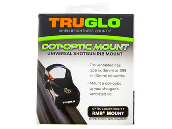 TruGlo TGTG8954U2 Universal Shotgun Rib Mounts Black Trijicon RMR