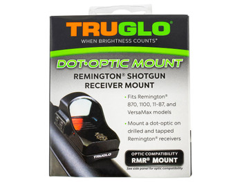 TruGlo TGTG8955R2 Shotgun Receiver Mount Black Remington Trijicon RMR