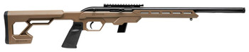 Savage Arms 45124 64 Precision 22 LR Caliber with 101 Capacity 16.50 Threaded Barrel Matte Black Metal Finish  Chassis Flat Dark Earth Synthetic Stock Right Hand Full Size UPC: 062654451249