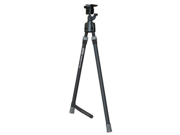 Primos 65826 Trigger Stick Bipod made of Steel with Black & Gray Finish, QD Swivel Stud Attachment Type & Medium Height (Clam Package)