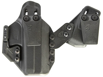 Blackhawk 416142BK Stache IWB Size 42 Black Polymer Belt Clip Fits Colt Commander Ambidextrous
