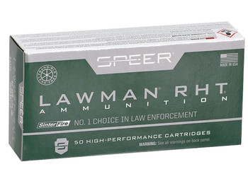 Speer 53375 Lawman Training RHT 40S&W 125gr SinterFire Frangible 50 Per Box/20 Case
